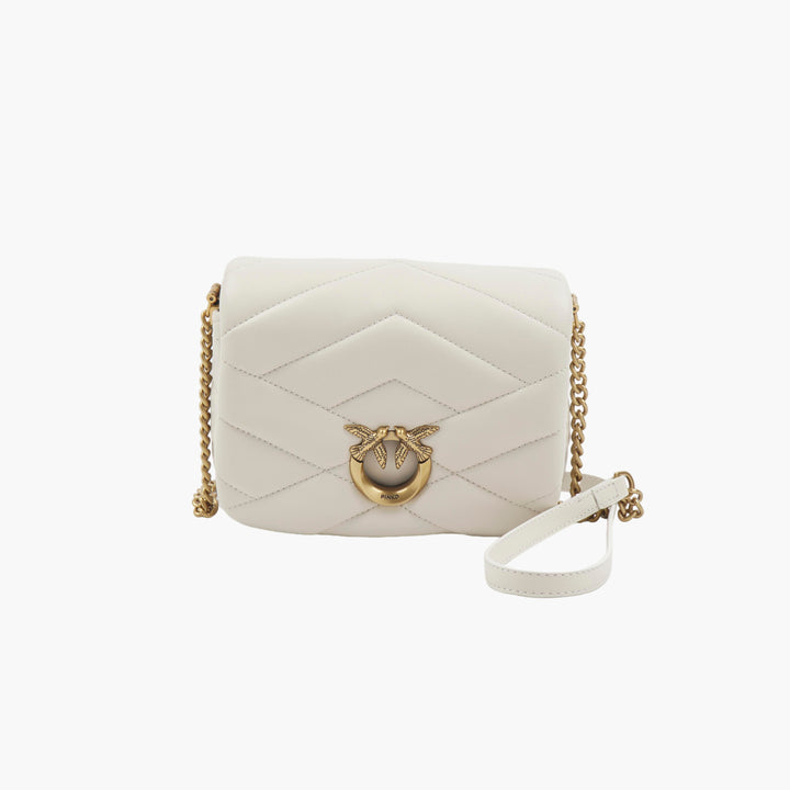 PINKO WHITE SHOULDER BAG