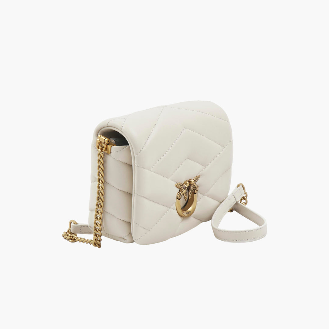 PINKO WHITE SHOULDER BAG