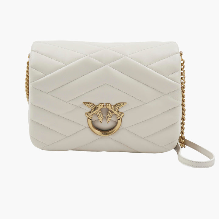 PINKO WHITE SHOULDER BAG