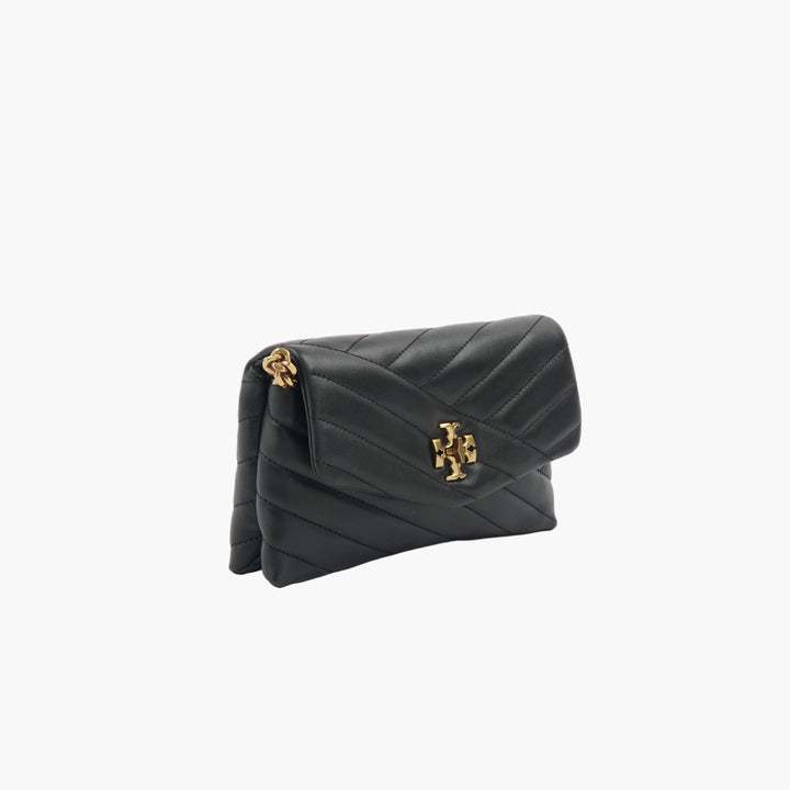 Tory Burch Quilted Shoulder Bag - Black-Gold