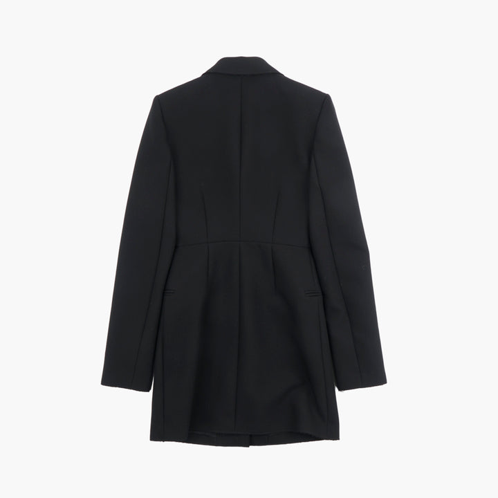 MSGM Women's Tailored Black Coat