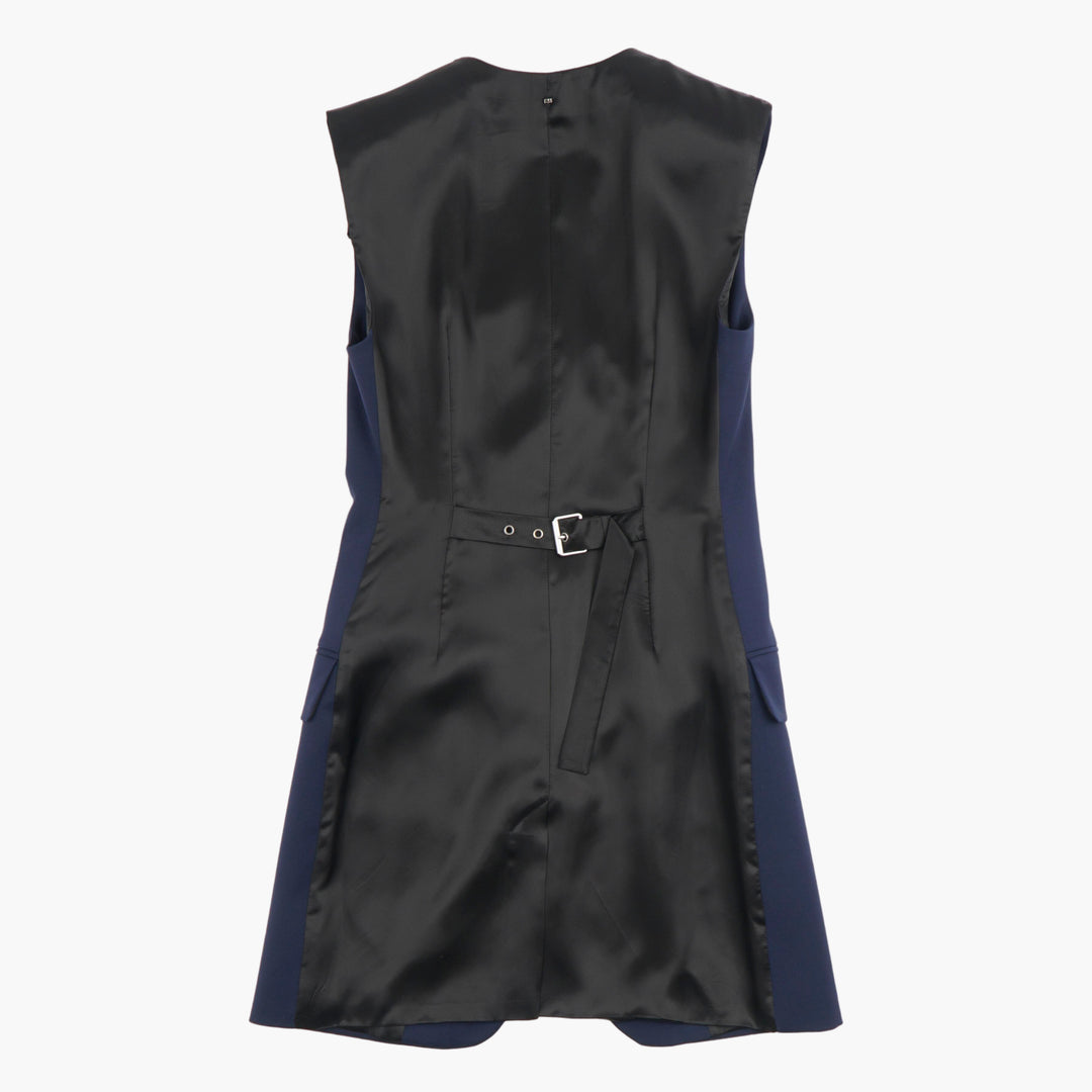 Max Mara Bronte Navy Tailored Vest - Design senza tempo e materiali di prima qualità