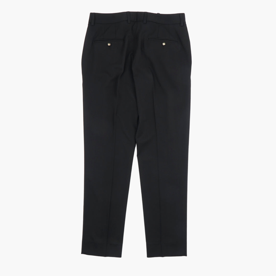 Pantaloni sartoriali Dolce &amp; Gabbana in Nero - Artigianato italiano per l'eleganza formale