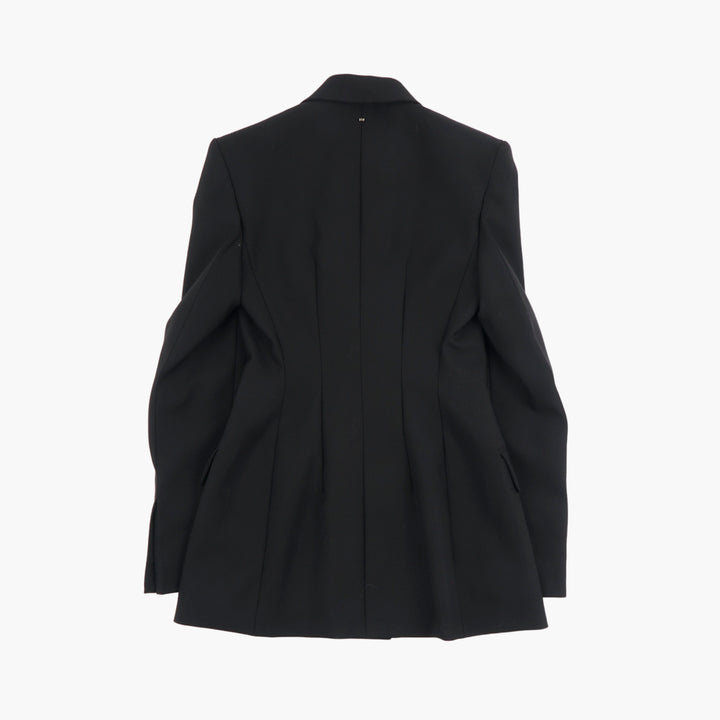 Max Mara Black Double-Breasted Tailored Blazer for Women