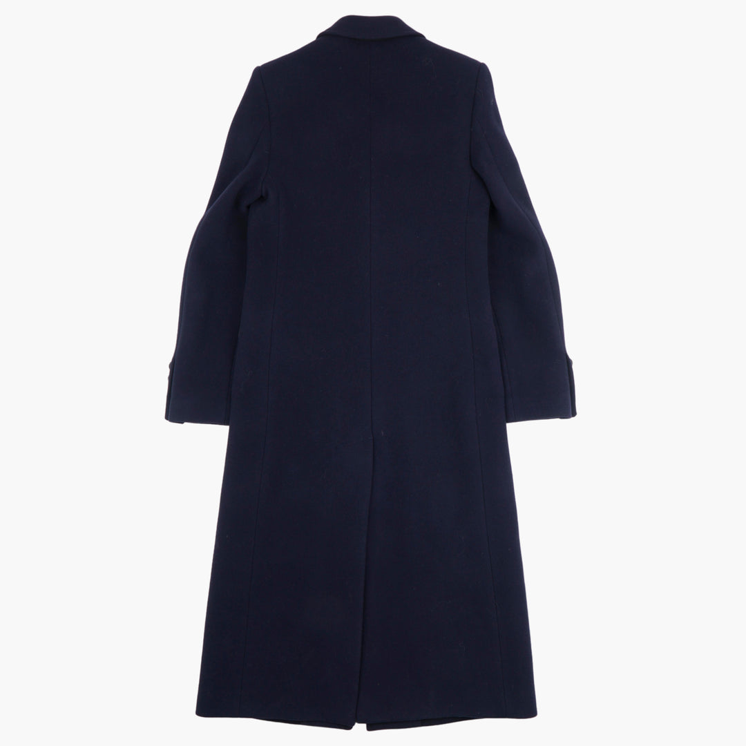 MSGM Elegant Navy Tailored Coat with Button Detailing