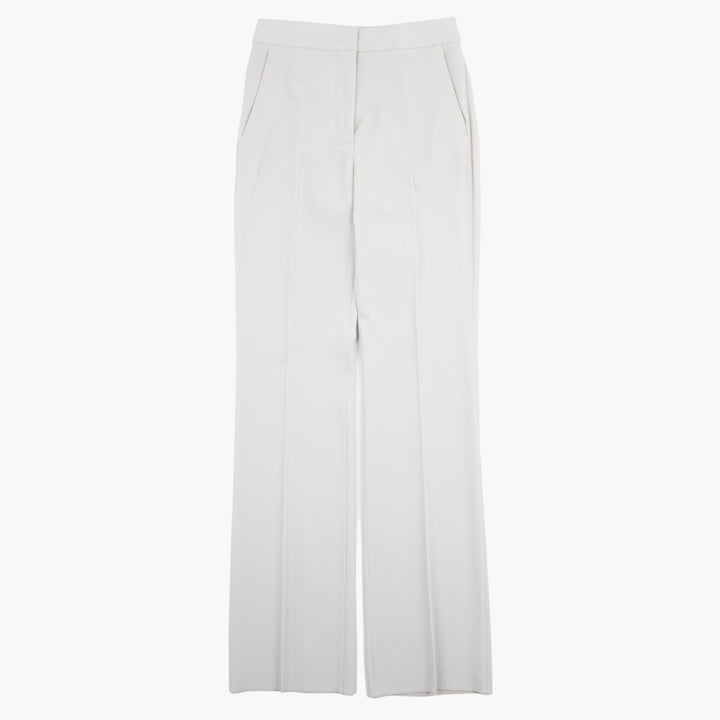 Max Mara Tailored Trousers in White - Elegant and Versatile Design