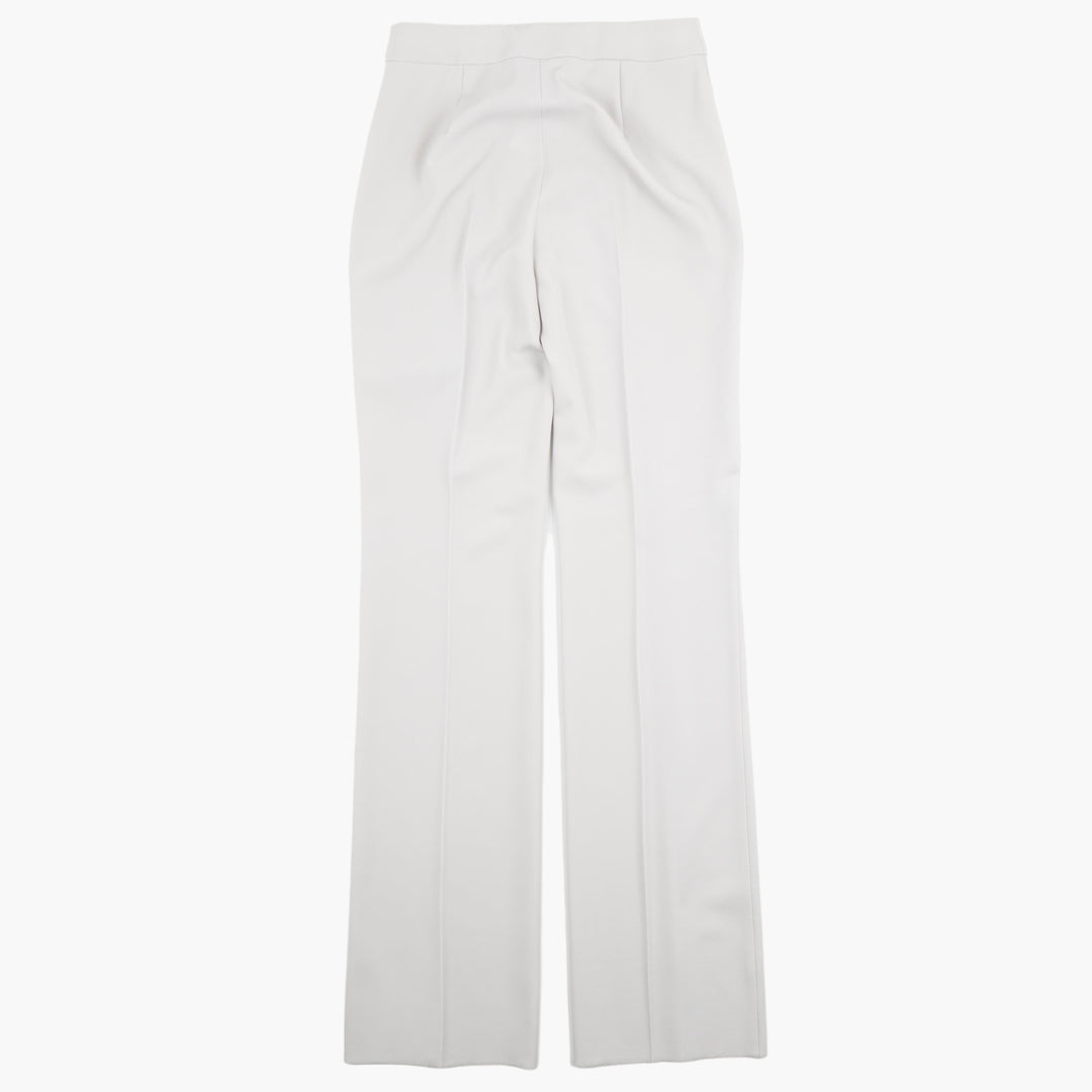 Max Mara Tailored Trousers in White - Elegant and Versatile Design