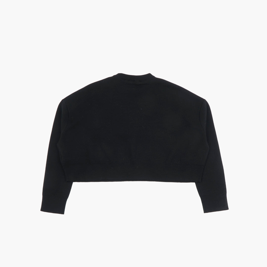 Max Mara Nero Embroidered Sweatshirt - Luxury Casual Wear