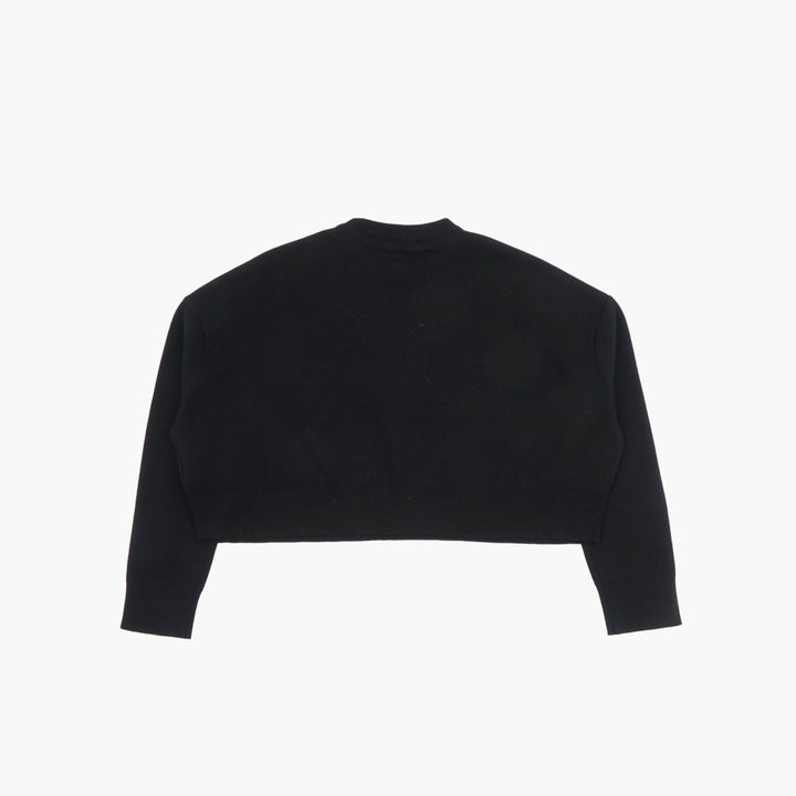 Max Mara Black Embroidered Sweatshirt