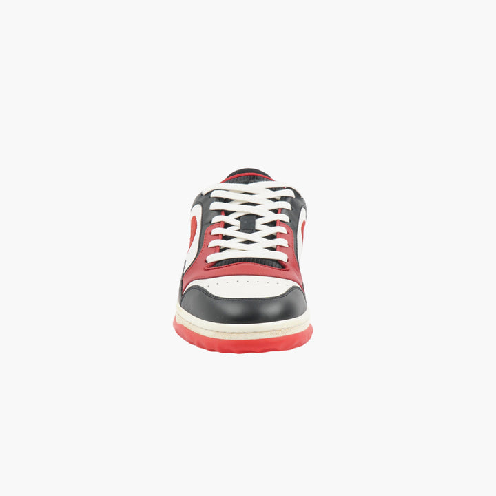 GUCCI Made in Italy Sneakers Nero-Rosso-Bianco Calzature di Lusso