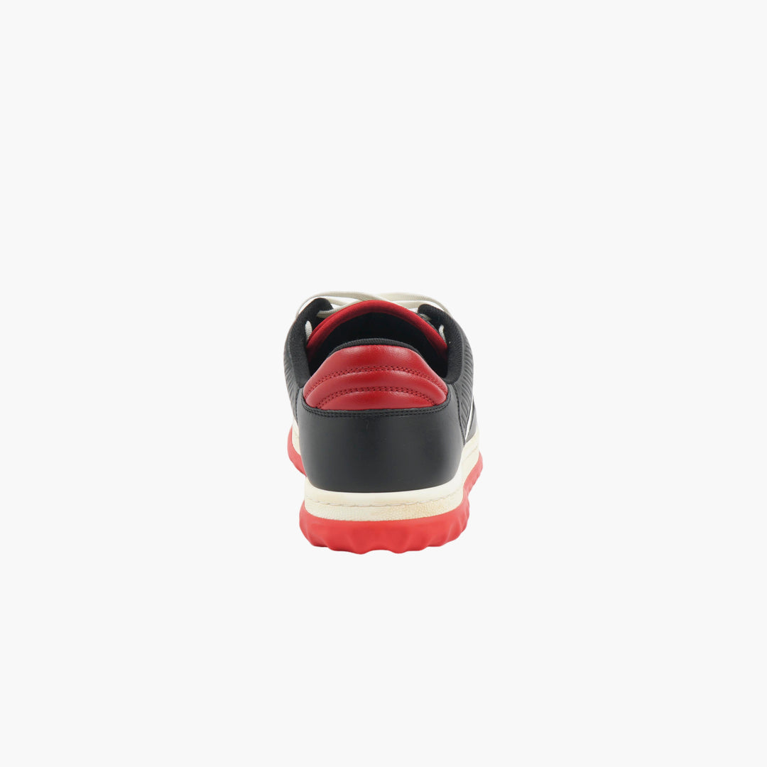 GUCCI Made in Italy Sneakers Nero-Rosso-Bianco Calzature di Lusso