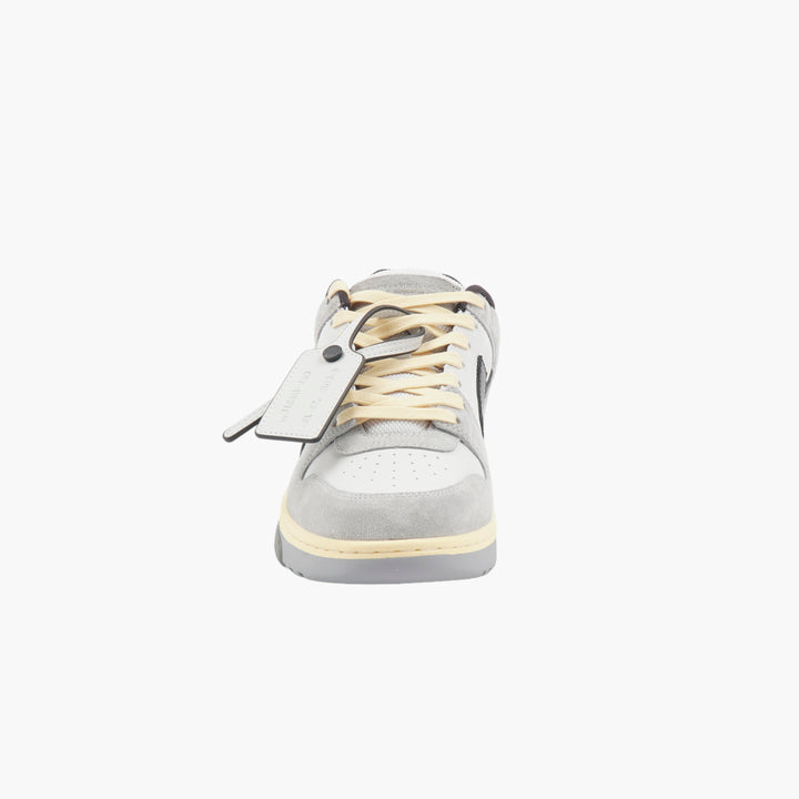 OFF-WHITE Grey-Ivory Sneakers with Signature Arrow Motif