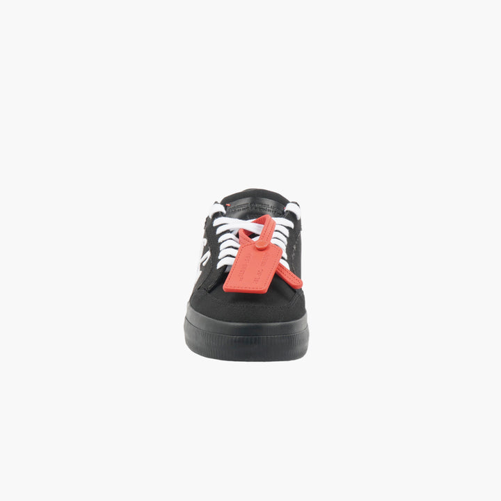 OFF-WHITE Black Low-Top Sneakers with Logo and Zip Tie