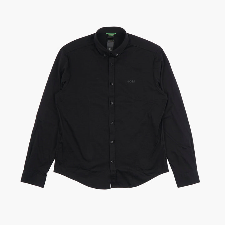 HUGO BOSS Black Long-Sleeve Shirt - Premium Versatile Fit