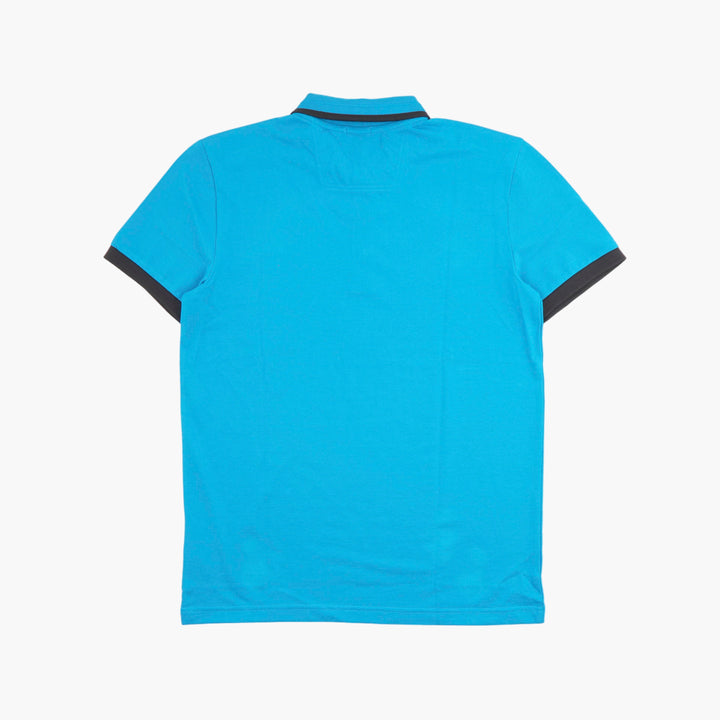 HUGO BOSS Men's Polo Shirt Turquoise-Black Classic Collar with Iconic Logo