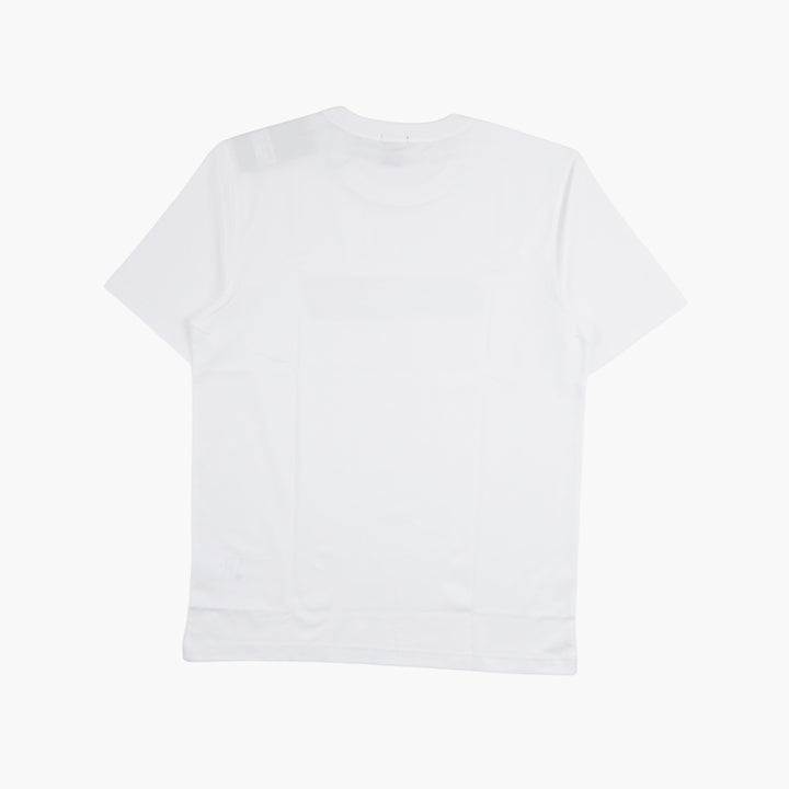 HUGO BOSS Men's White-Grey Minimalist T-Shirt