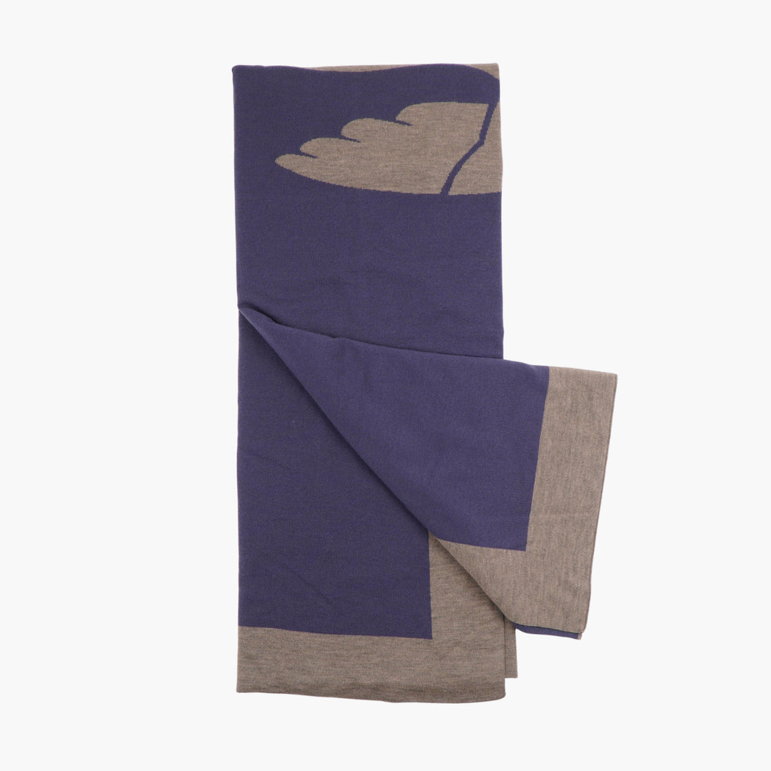 Etro Luxurious Blue-Beige Scarf - Iconic Style & Comfort