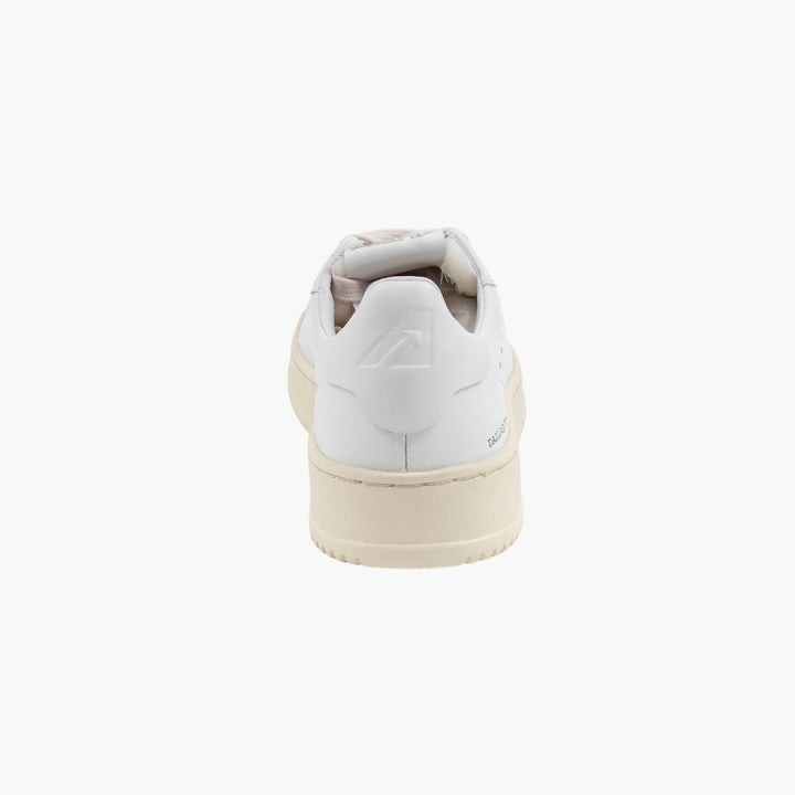 AUTRY Dallas Low White Leather Retro Sneakers