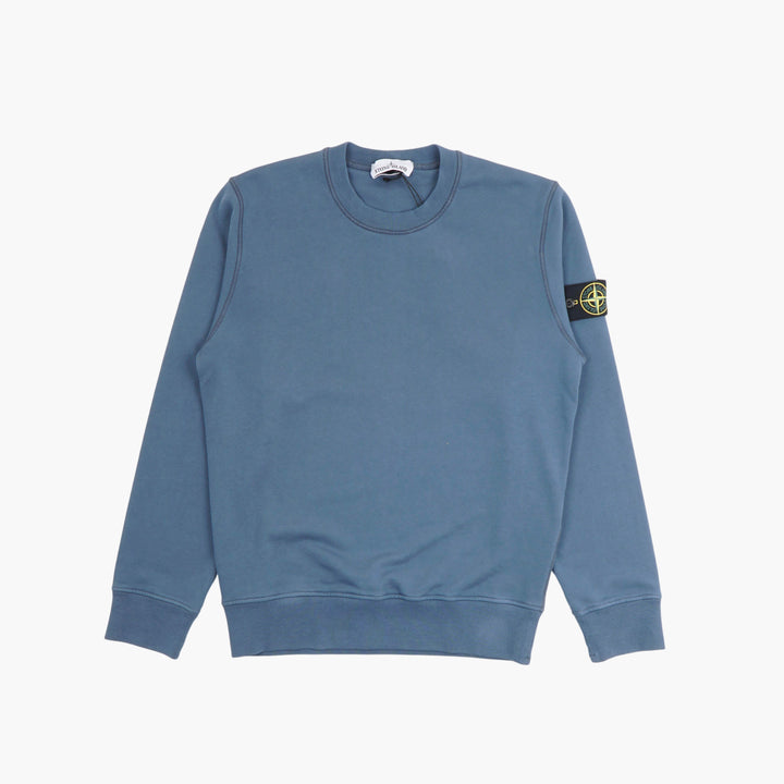 Stone Island Blu Sweatshirt - Iconic Design & Comfort