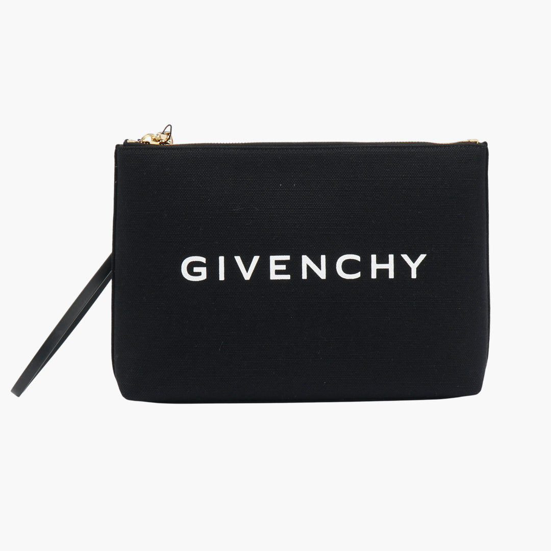 Givenchy Black Pouch with Iconic Logo