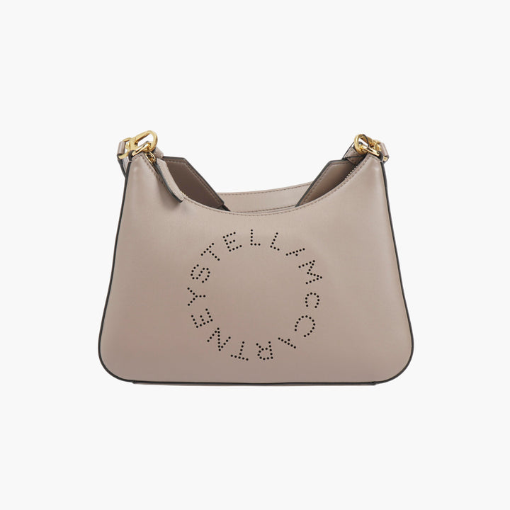 Borsa a mano in pelle vegana Stella McCartney grigia