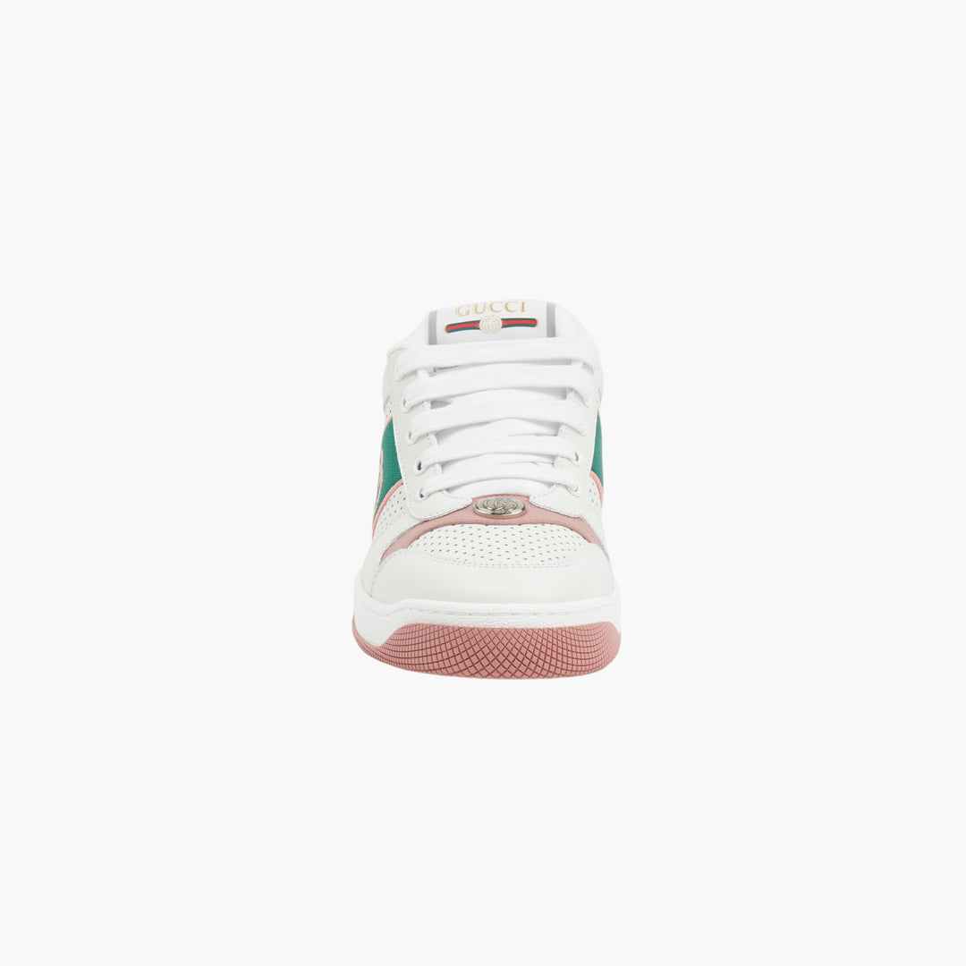 Sneakers GUCCI Screener bianche e rosa W