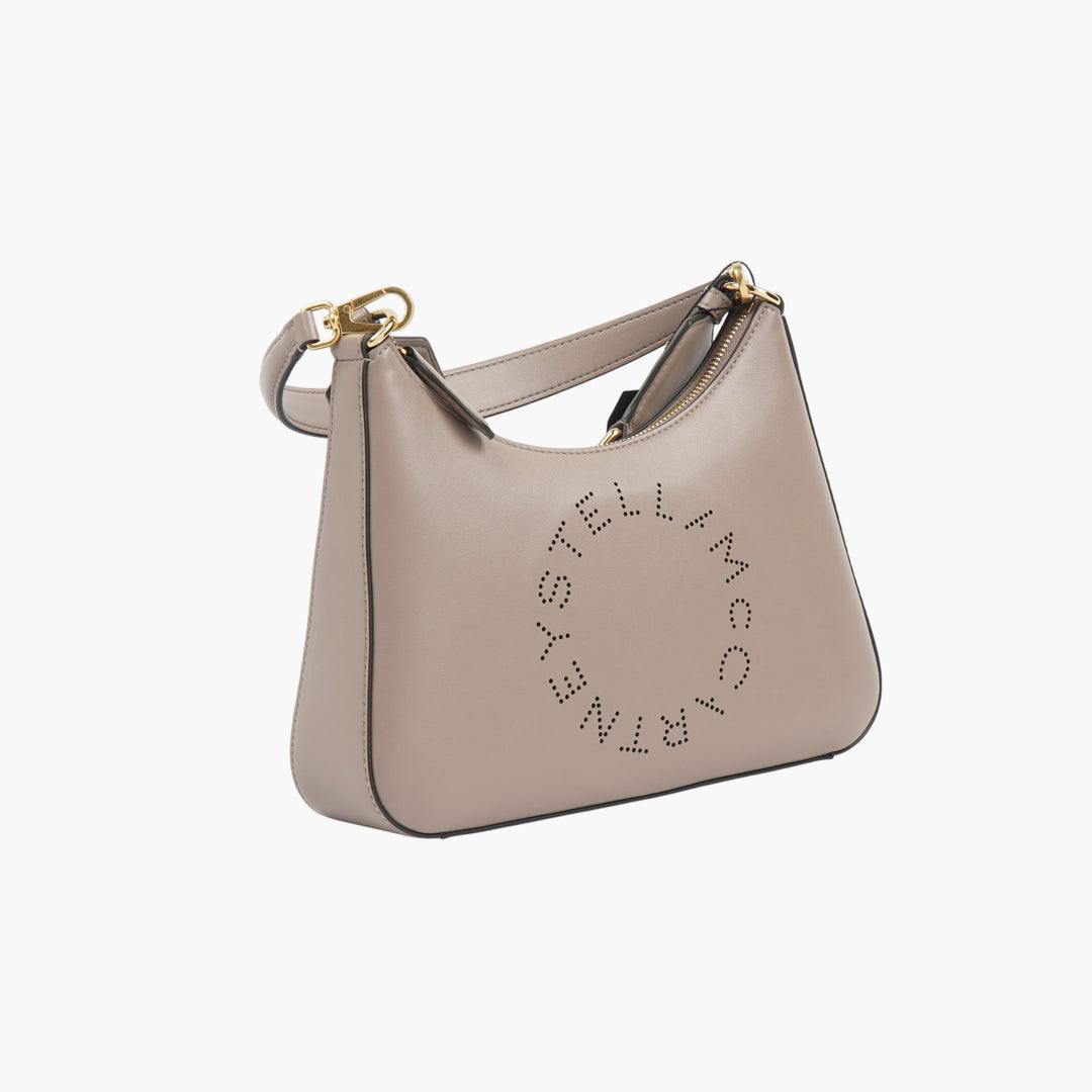 Borsa a mano in pelle vegana Stella McCartney grigia