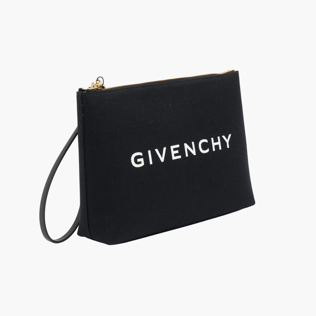 Givenchy Black Pouch with Iconic Logo