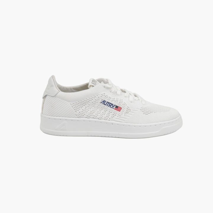 AUTRY Medalist Low White Knitted Sneakers M