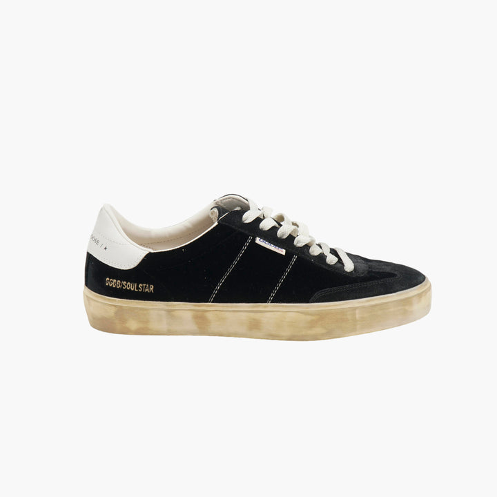 Golden Goose Nero Distressed Low-Top Sneakers - Made in Italy