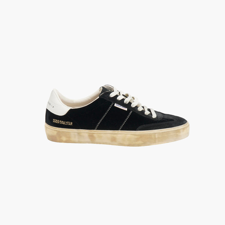 Golden Goose Nero Distressed Low-Top Sneakers - Made in Italy