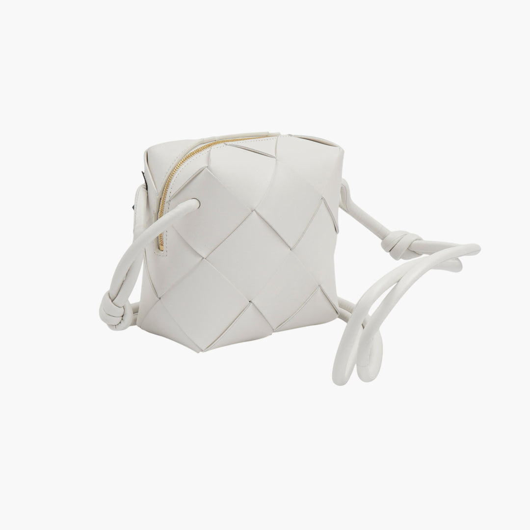 Bottega Veneta Bianco Leather Bag