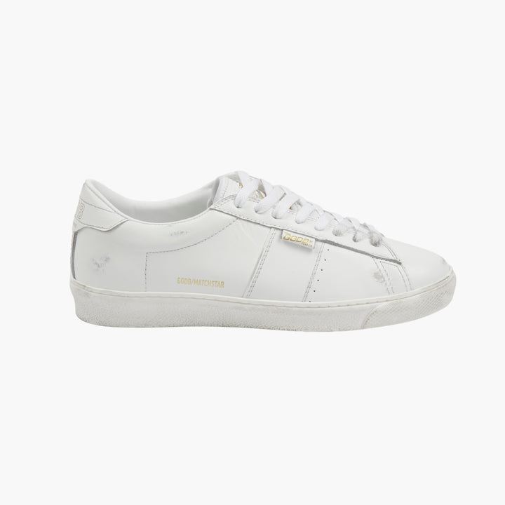 Golden Goose Match Star Sneakers in pelle bianca (M)