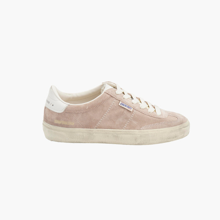 Golden Goose Sneakers in pelle scamosciata rosa-bianca - Made in Italy