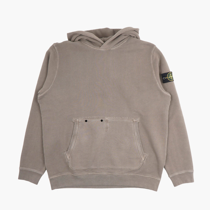 STONE ISLAND Hoodie with Compass Patch in Kaki