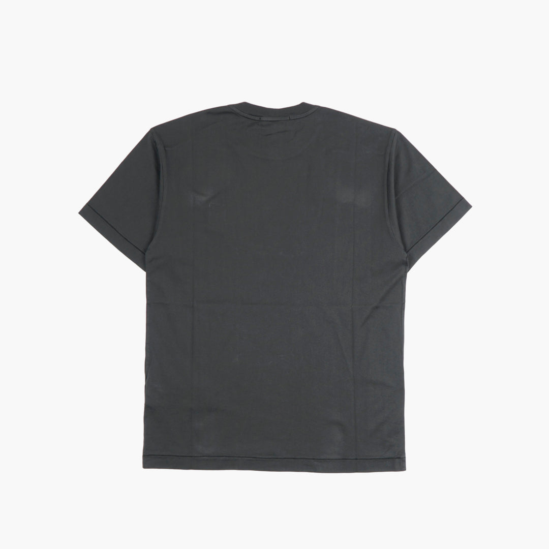 STONE ISLAND Men's Cotton T-Shirt with Iconic Logo Patch - Grigio