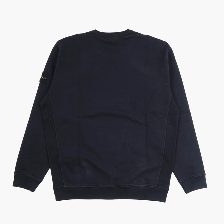 STONE ISLAND Men's Blue Sweatshirt with Iconic Compass Logo