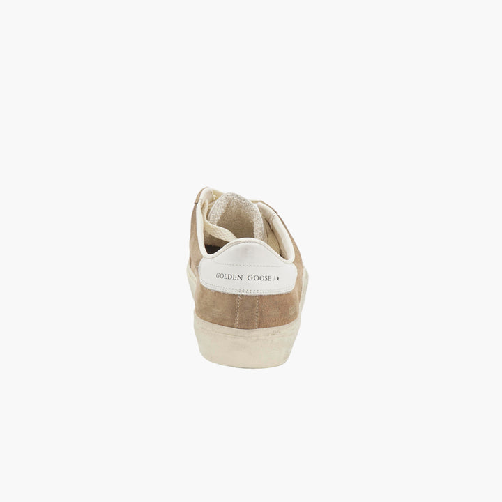 Golden Goose Soul Star Beige-White Suede Sneakers (M)