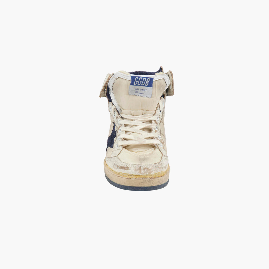 Golden Goose Sneakers - Made in Italy, Dirty White-Navy Star Design