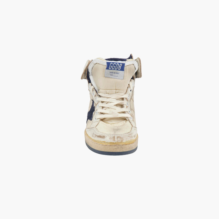 Golden Goose Sky-Star Sneakers Bianco sporco-Blu navy (W)