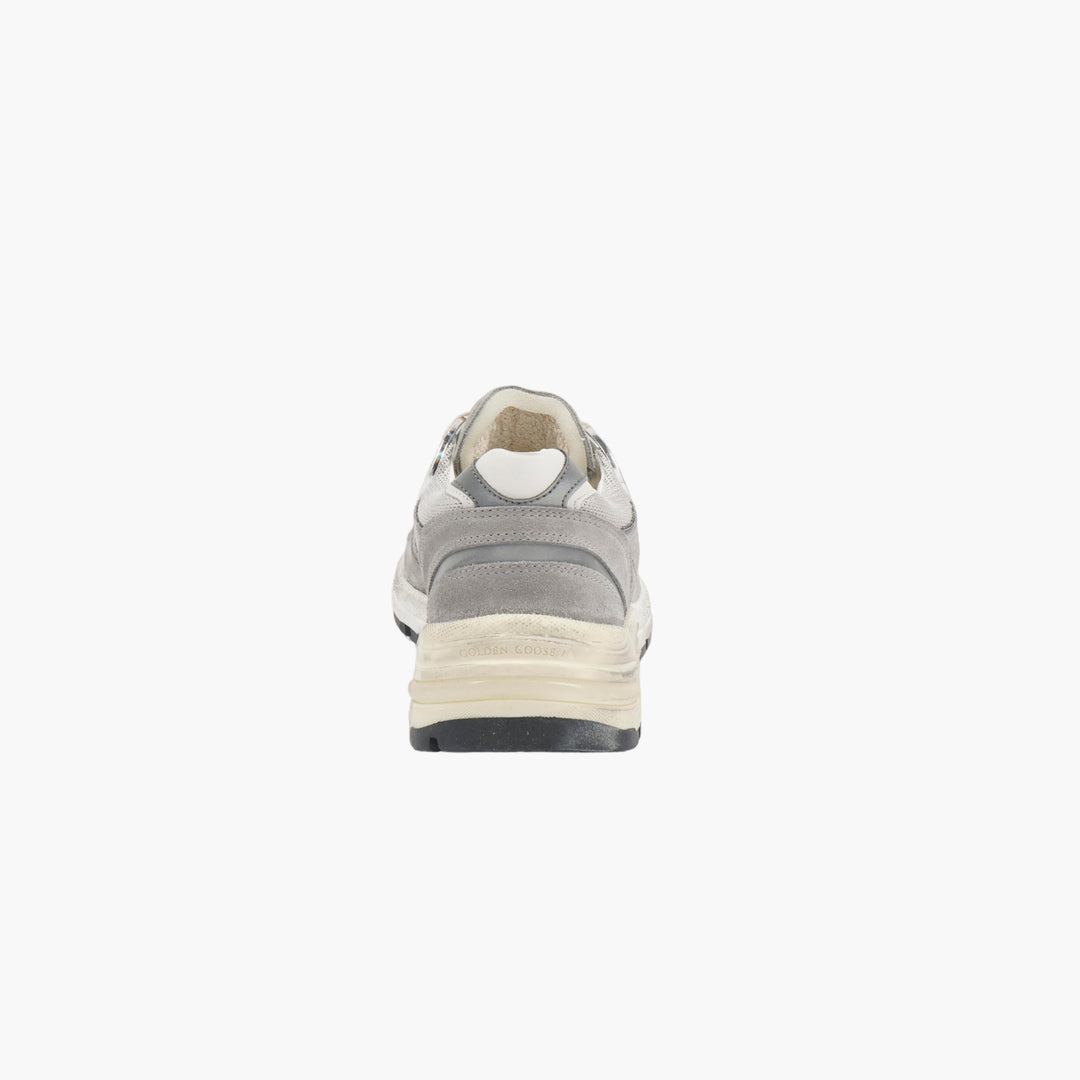 Golden Goose Grey-White Dad Star W Sneakers