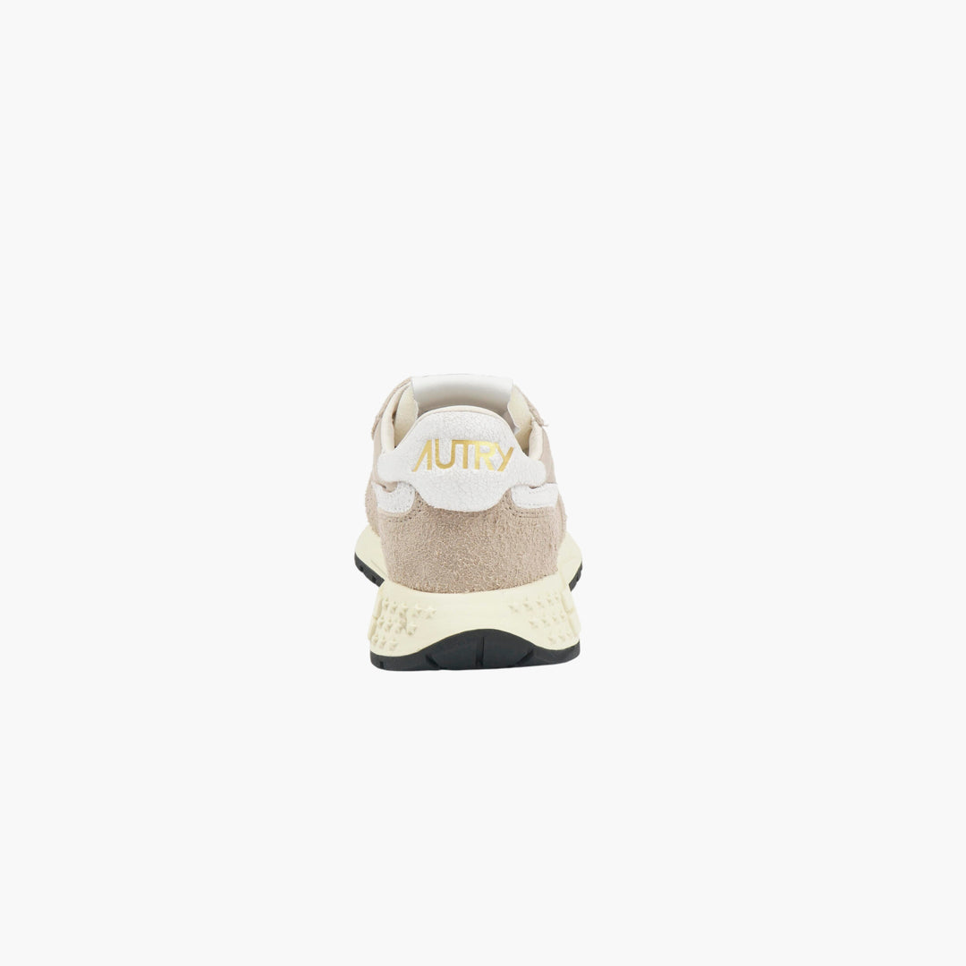 AUTRY Women's Beige-White Sneakers - Timeless Style and Comfort