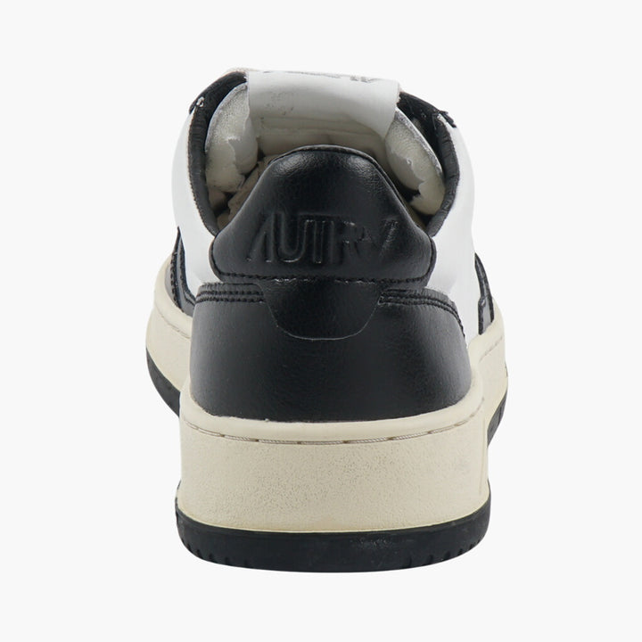 Autry Women's Low Top Vintage-Inspired Leather Sneakers in White