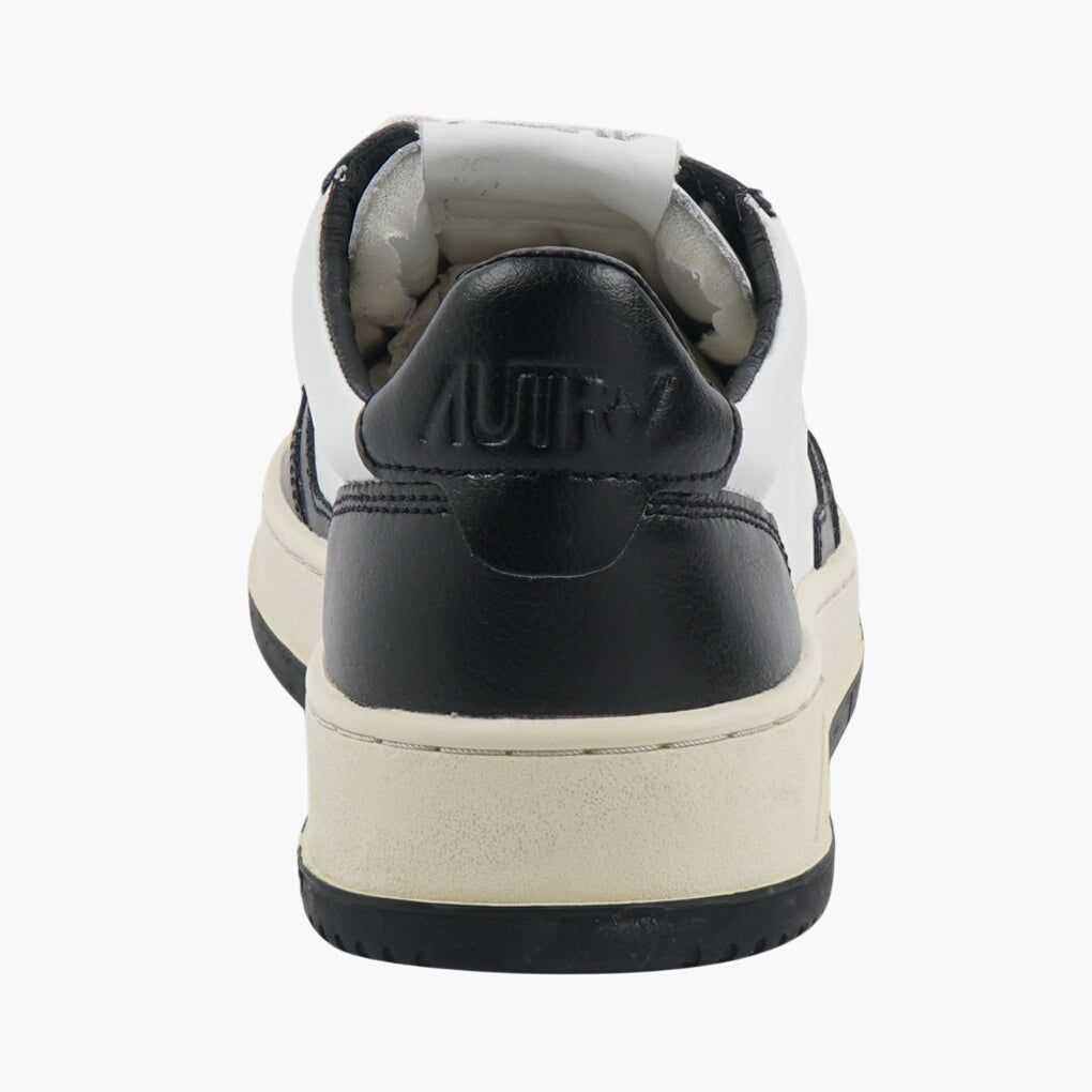 Sneakers basse in pelle da donna Autry in bianco