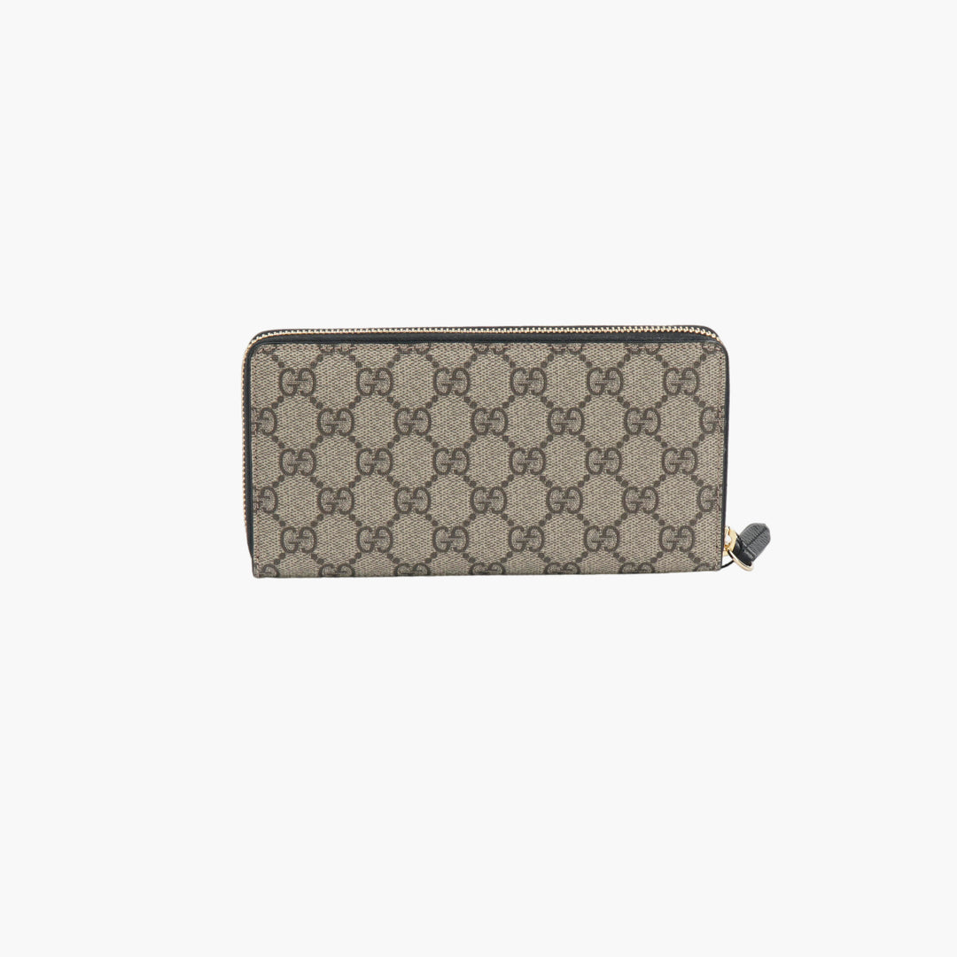 GUCCI GG Canvas Leather Accent Wallet - Luxury Made in Italy