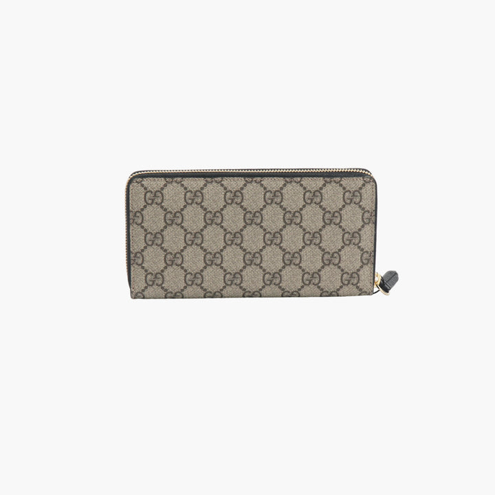 GUCCI GG Canvas Leather Accent Wallet - Luxury Made in Italy