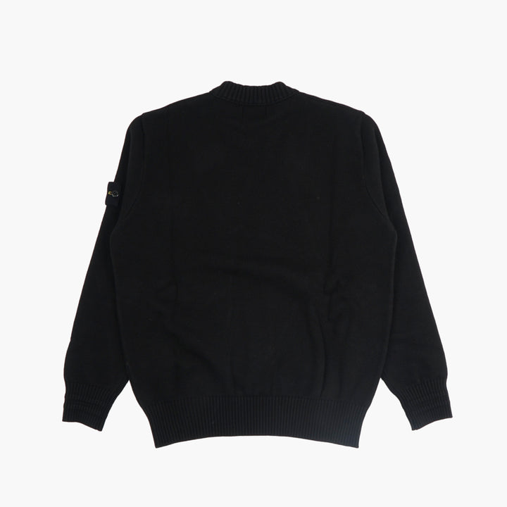 Stone Island Nero Sweater - Classic Design with Logo Detailing