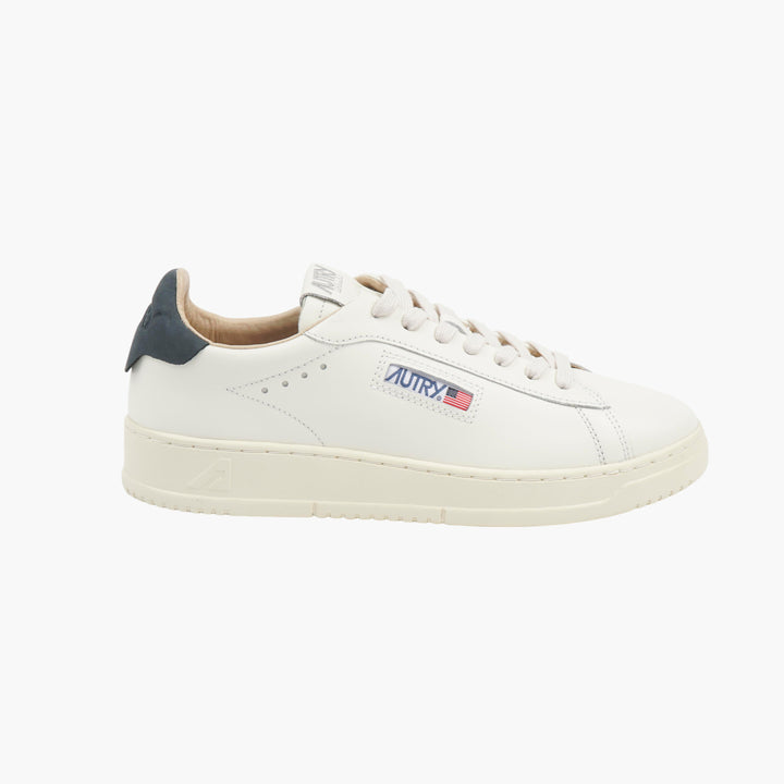 Sneakers AUTRY Dallas Low bianche e blu navy