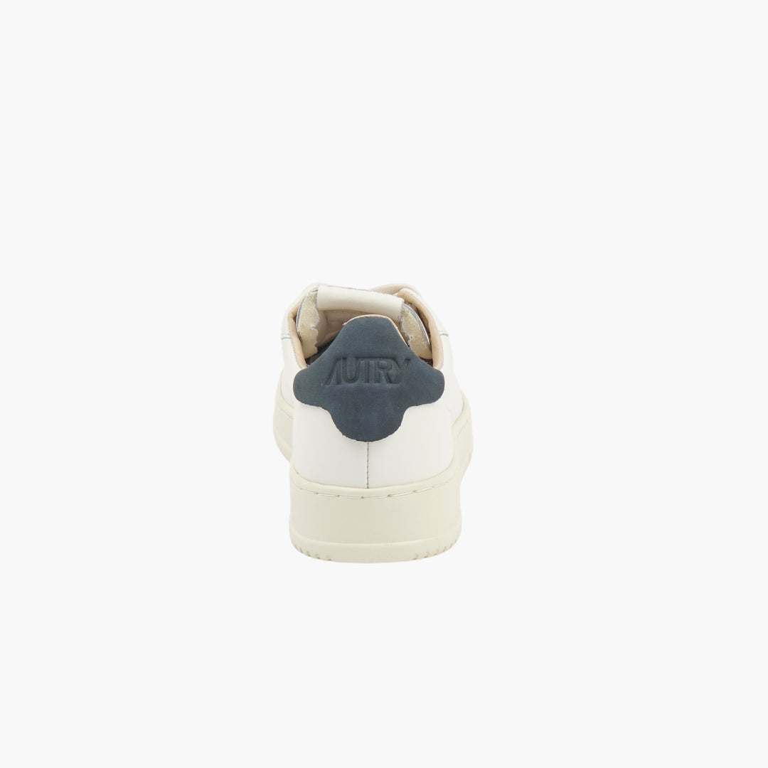 Sneakers AUTRY Dallas Low bianche e blu navy