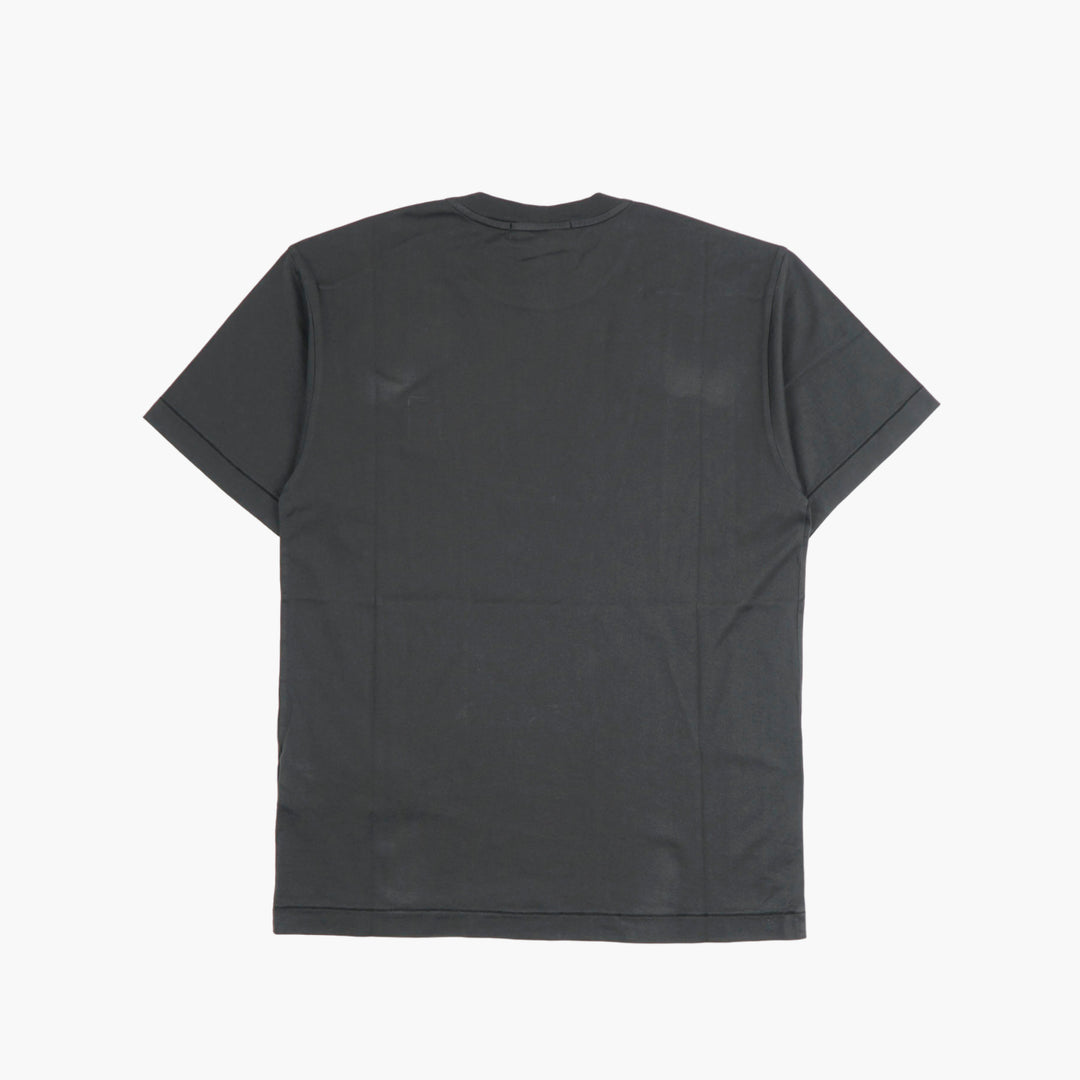 Stone Island Dark Grey T-shirt with Iconic Badge